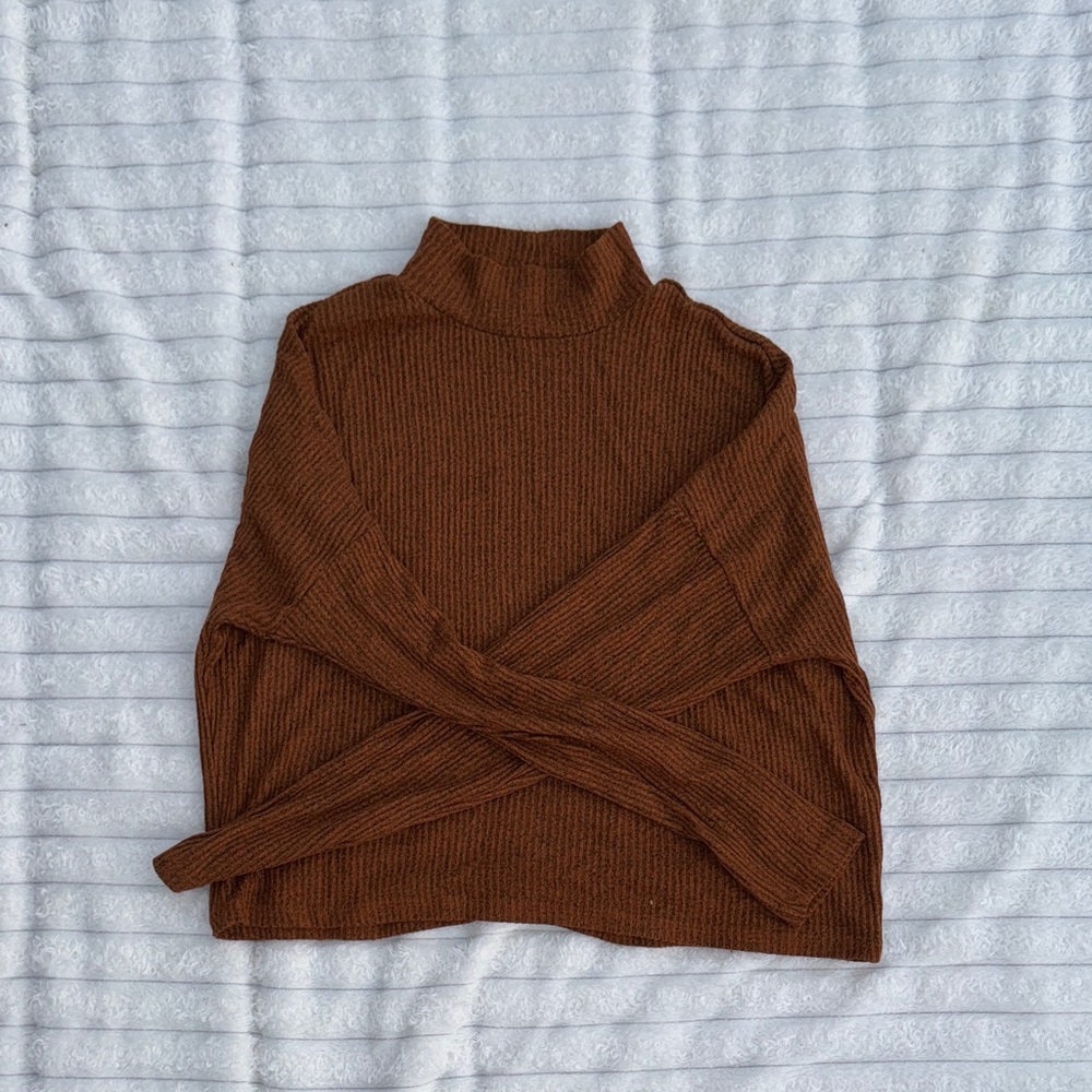 Garage Rust Turtleneck Sweater